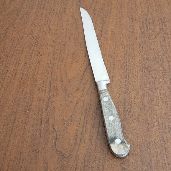 Vintage 9 1/8" JACQUES DEBARR Serrated Bread Slicing Knife Japan - Picture 7 of 9